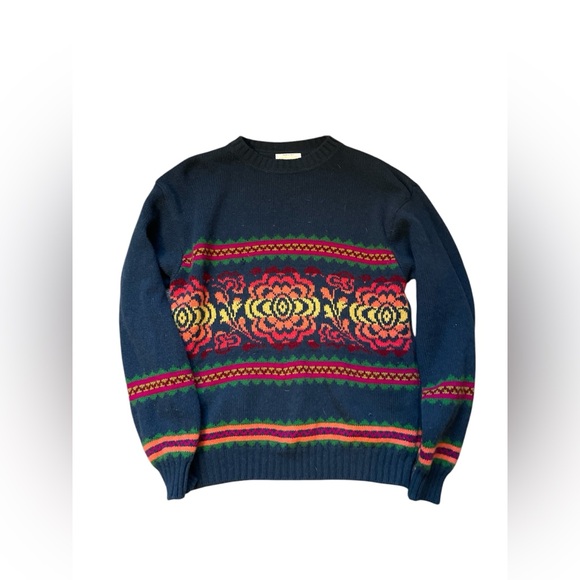 United Colors Of Benetton Other - Vintage 80’s United Colors of Benetton 100% Pure Wool Southwestern Sweater
